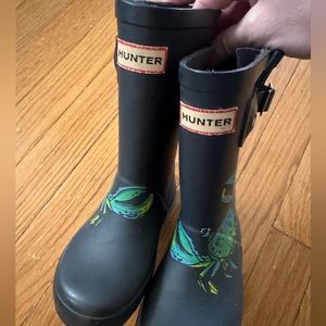Hunter small kids rain boots